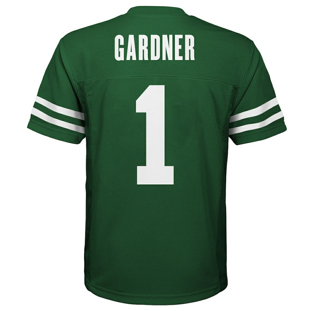 Ahmad Sauce Gardner New York Jets Youth Replica Player Jersey - Green Jerseys
