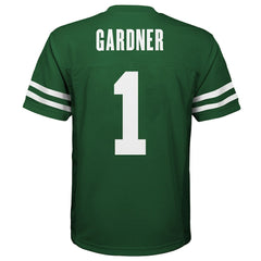 Ahmad Sauce Gardner New York Jets Youth Replica Player Jersey - Green Jerseys