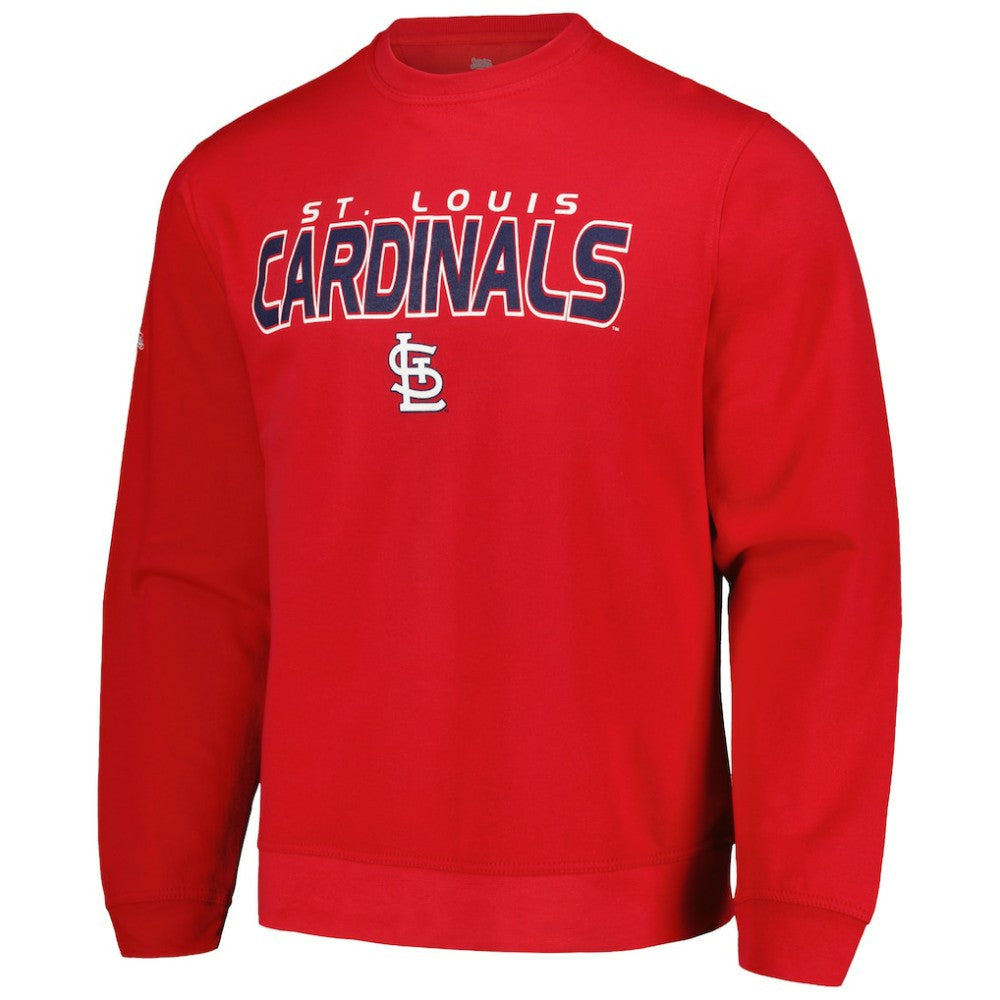 St. Louis Cardinals Stitches Pullover Sweatshirt - Red Pullover