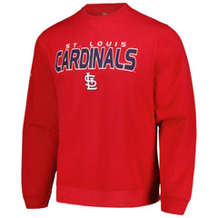 St. Louis Cardinals Stitches Pullover Sweatshirt - Red Pullover