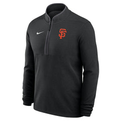 San Francisco Giants Nike Dri-FIT Victory Half-Zip Pullover - Black Pullover