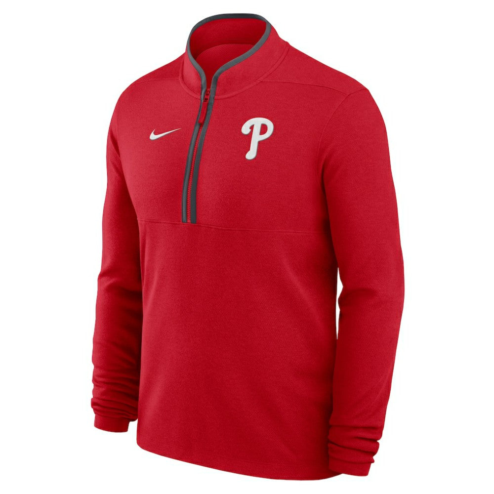 Philadelphia Phillies Nike Dri-FIT Victory Half-Zip Pullover - Red Pullover