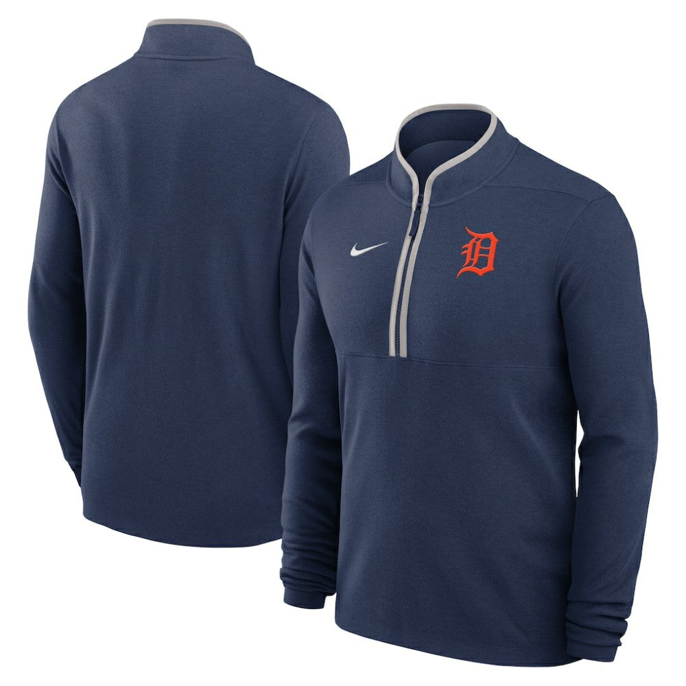 Detroit Tigers Nike Dri-FIT Victory Half-Zip Pullover - Navy Pullover
