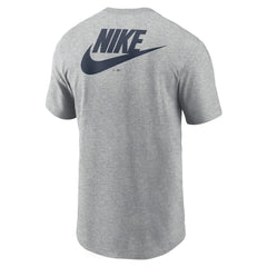 Boston Red Sox Nike Cooperstown Collection Large Logo 2-Hit T-Shirt - Heather Gray T-shirts