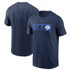Detroit Tigers Nike City Connect Tricode T-Shirt - Navy T-shirts