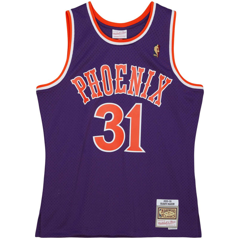 Shawn Marion Phoenix Suns 2005/06 Hardwood Classics Swingman Jersey Purple - Mitchell & Ness