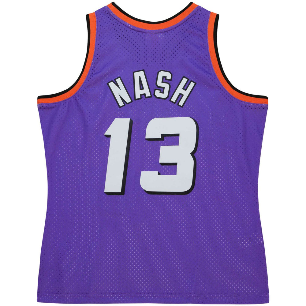 Steve Nash Phoenix Suns Hardwood Classics 1996/97 Tropical Swingman Jersey Purple - Mitchell & Ness