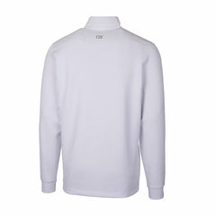 New York Mets Cutter & Buck Traverse Stretch Quarter-Zip Pullover Top - White Pullover