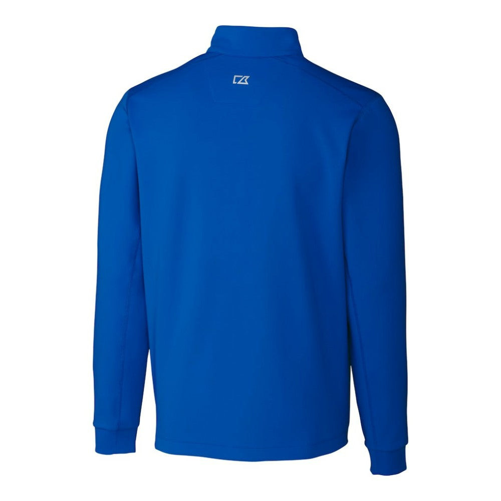 Los Angeles Dodgers Cutter & Buck Traverse Stretch Quarter-Zip Pullover Top - Royal Pullover