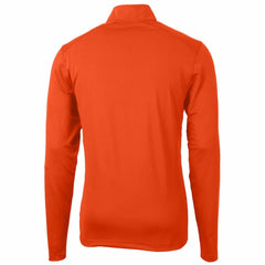 Baltimore Orioles Cutter & Buck Virtue Eco Pique Recycled Quarter-Zip Pullover Top - Orange Pullover