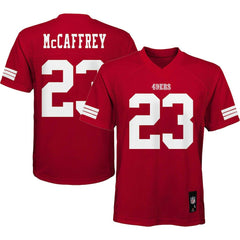Christian McCaffrey San Francisco 49ers Preschool Replica Player Jersey - Scarlet Jerseys