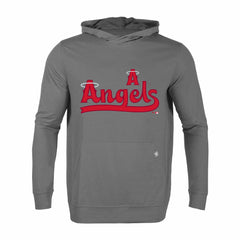 Los Angeles Angels Levelwear City Connect Relay Core Logo Pullover Hoodie - Gray Hoodies