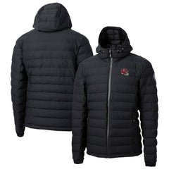 Kansas City Chiefs Cutter & Buck Helmet Mission Ridge Repreve Eco Insulated Puffer Full-Zip Jacket - Black Jackets