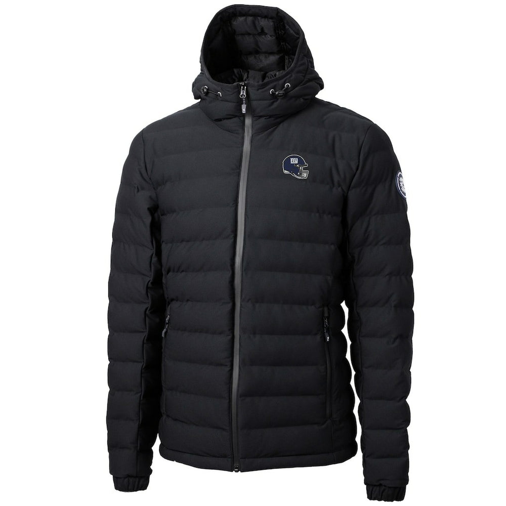 New York Giants Cutter & Buck Helmet Mission Ridge Repreve Eco Insulated Puffer Full-Zip Jacket - Black Jackets