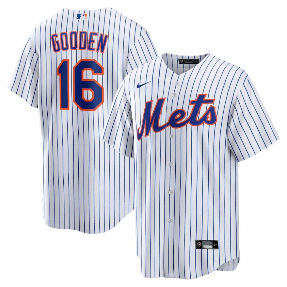 Dwight Gooden New York Mets Nike Home Retired Player Replica Jersey - White Jerseys