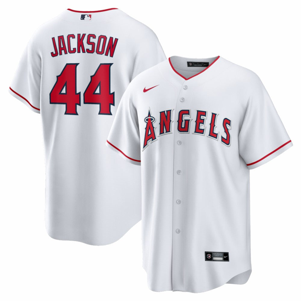 Reggie Jackson Los Angeles Angels Nike Home Retired Player Replica Jersey - White Jerseys