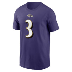 Odell Beckham Jr. Baltimore Ravens Player Name & Number T-Shirt - Purple T-shirts
