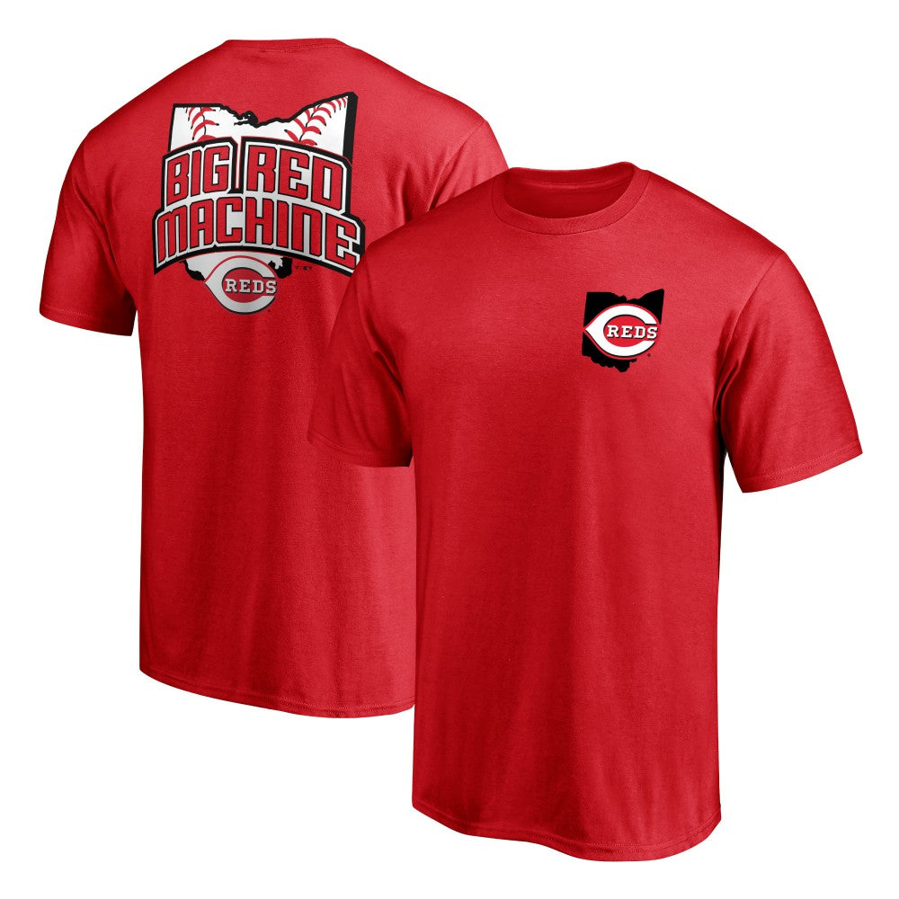 Cincinnati Reds Hometown Collection State Big Red Machine T-Shirt - Red T-shirts