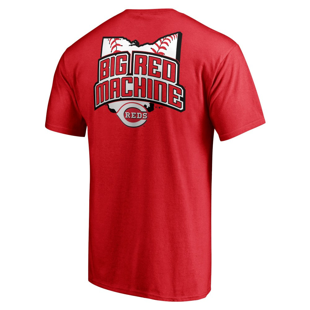 Cincinnati Reds Hometown Collection State Big Red Machine T-Shirt - Red T-shirts