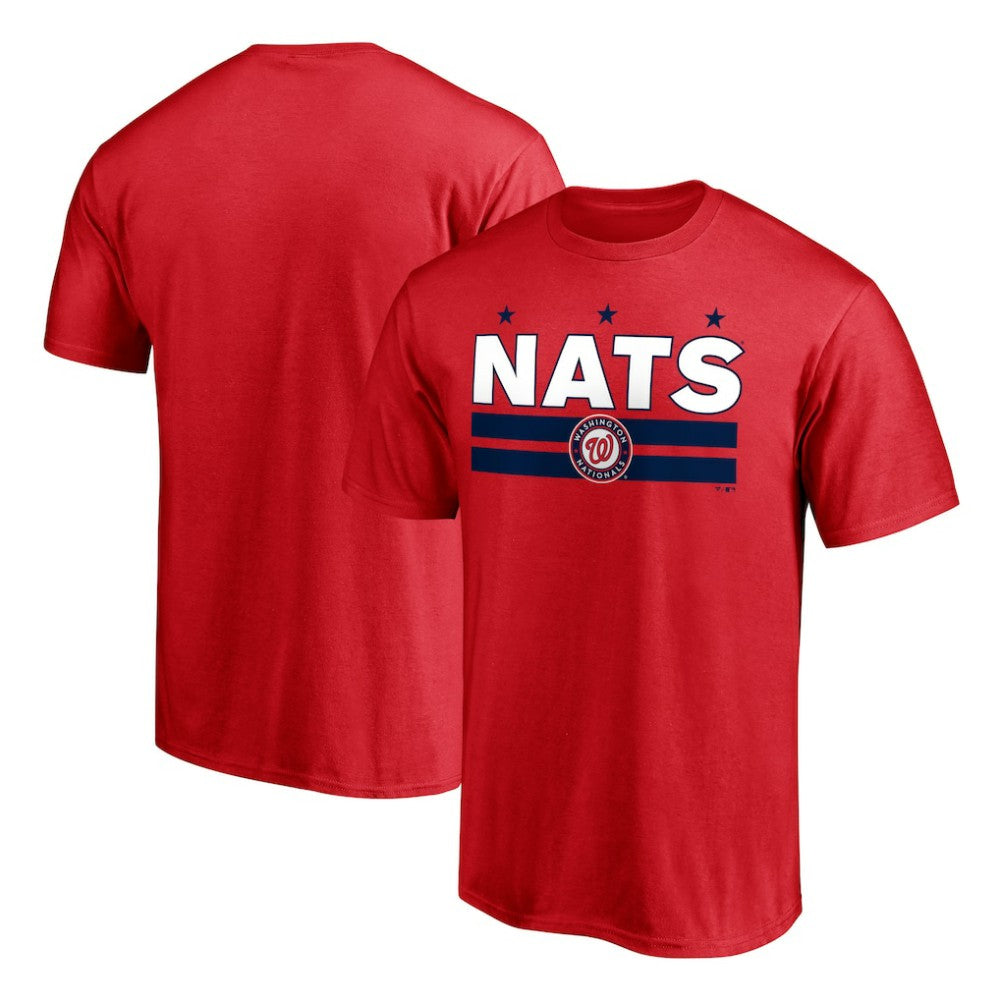 Washington Nationals Hometown Collection Nat Flag T-Shirt - Red T-shirts