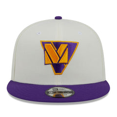 Minnesota Vikings New Era City Originals 9FIFTY Snapback Hat - Cream/Purple Hats