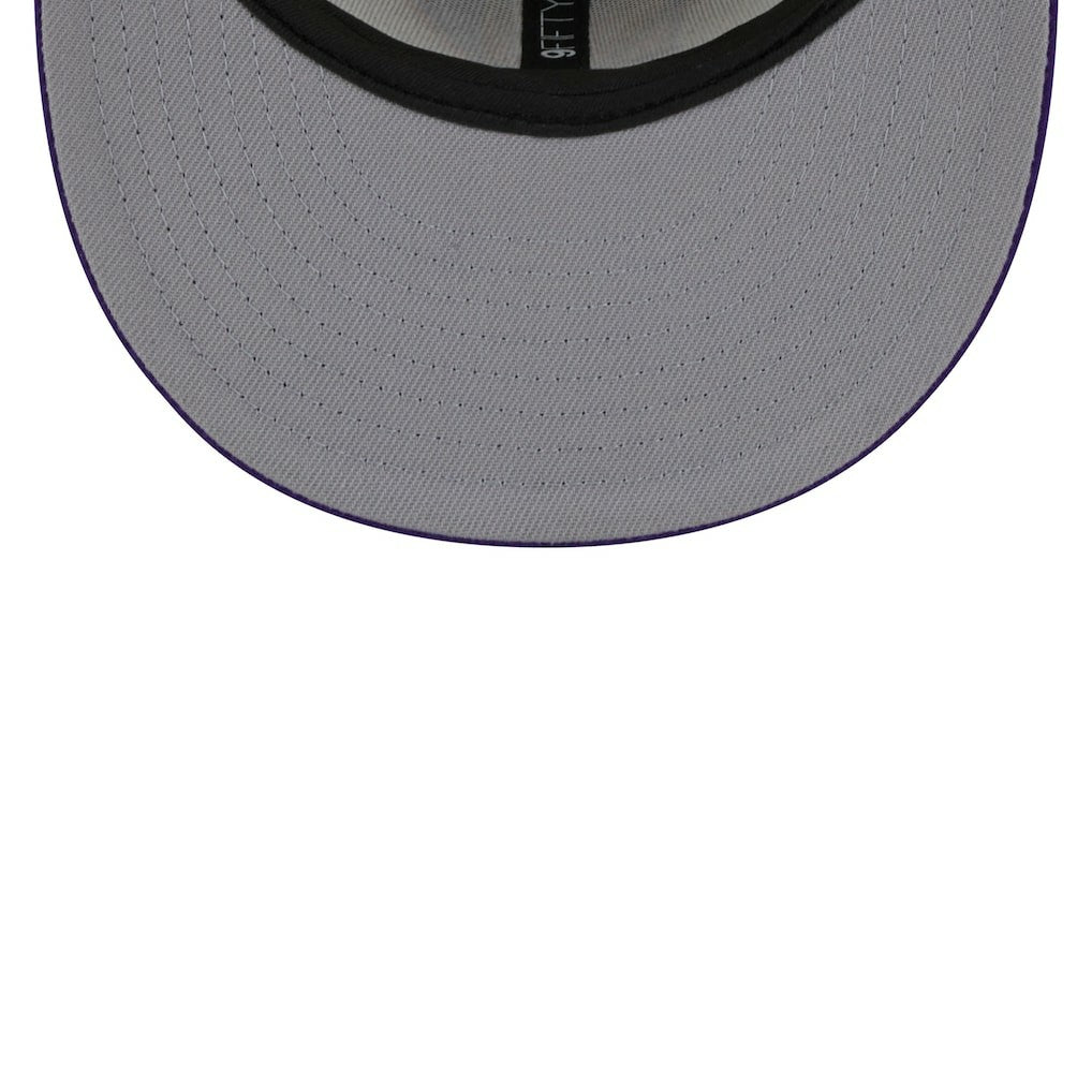 Minnesota Vikings New Era City Originals 9FIFTY Snapback Hat - Cream/Purple Hats