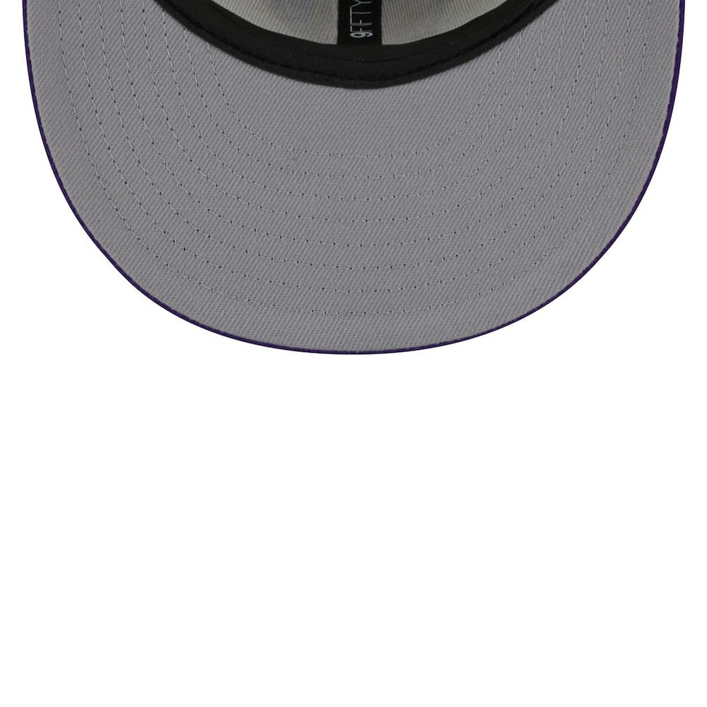 Minnesota Vikings New Era City Originals 9FIFTY Snapback Hat - Cream/Purple Hats