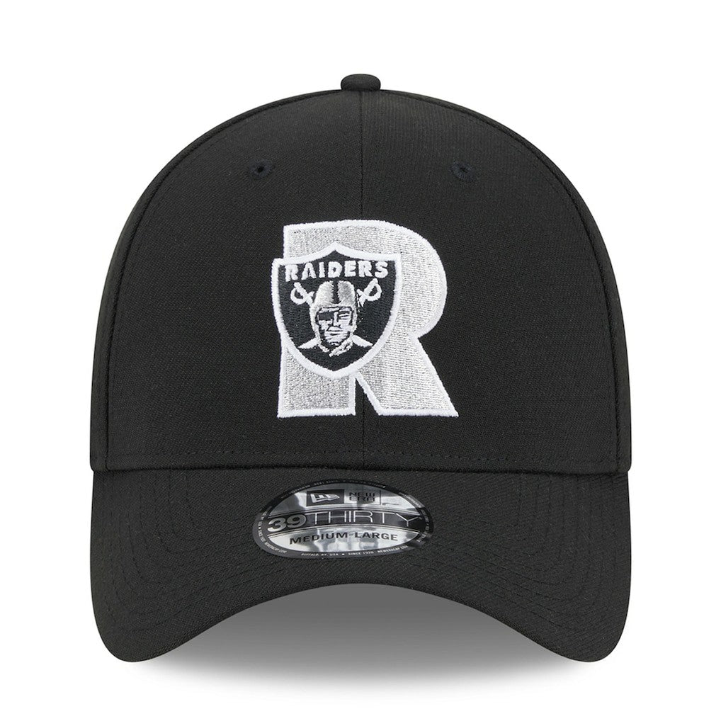 Las Vegas Raiders New Era City Originals 39THIRTY Flex Hat - Black Hats