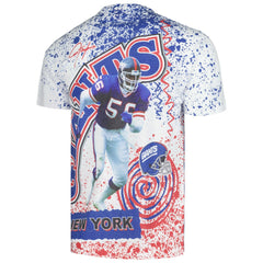 New York Giants Retired Player Name & Number Burst T-Shirt - White T-shirts