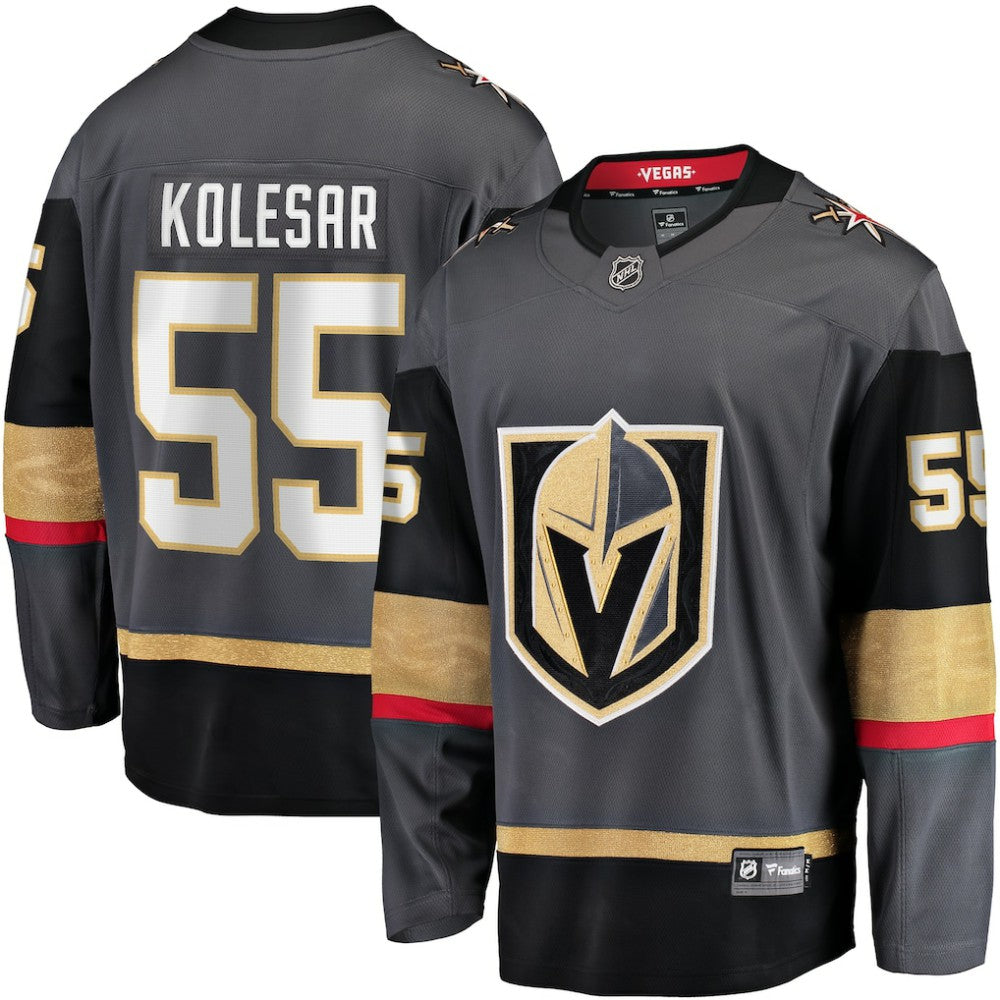 Keegan Kolesar Vegas Golden Knights Fanatics Alternate Breakaway Player Jersey - Gray | US 200094665