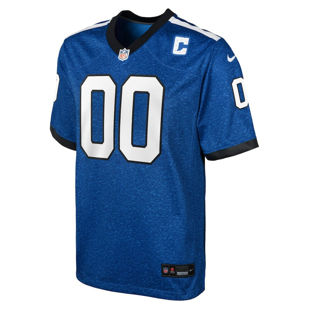 Indianapolis Colts Youth Indiana Nights Alternate Custom Game Jersey - Blue Jerseys