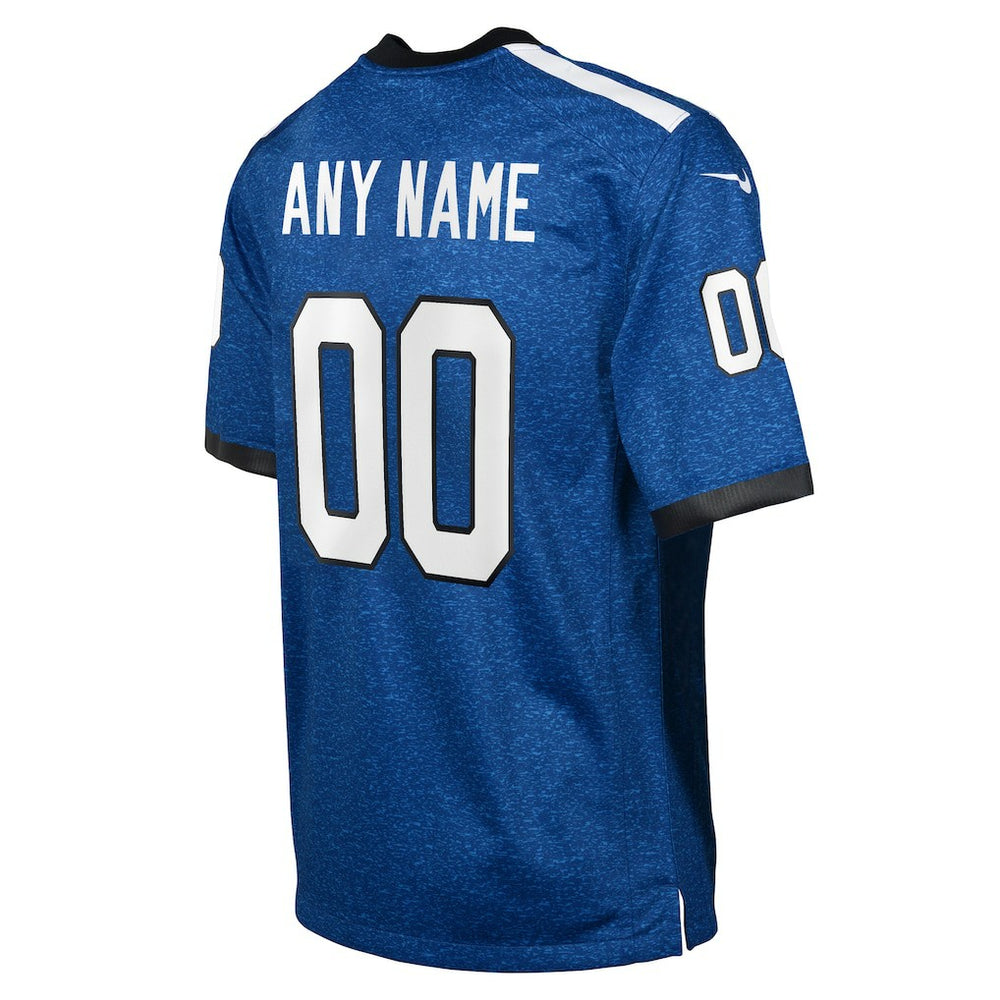 Indianapolis Colts Youth Indiana Nights Alternate Custom Game Jersey - Blue Jerseys