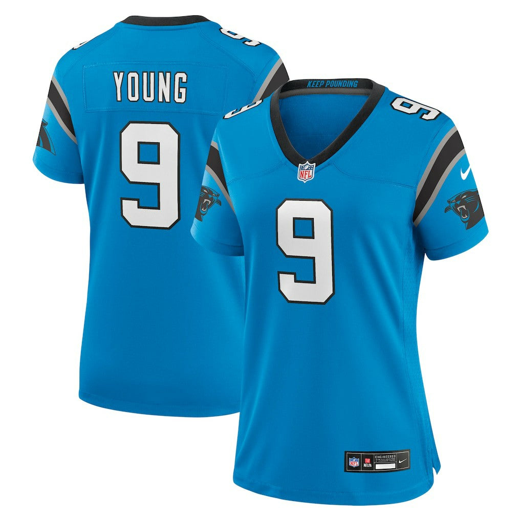 Bryce Young Carolina Panthers Women's Player Jersey - Blue Jerseys