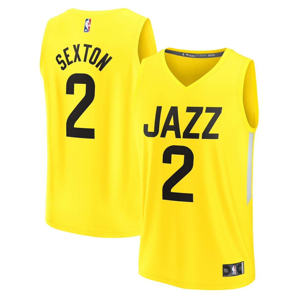 Collin Sexton Utah Jazz Youth Fast Break Player Jersey Icon Edition Yellow - Fanatics