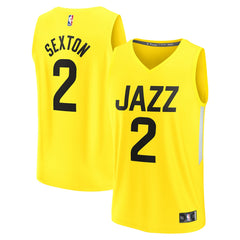 Collin Sexton Utah Jazz Youth Fast Break Player Jersey Icon Edition Yellow - Fanatics