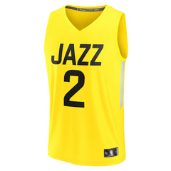 Collin Sexton Utah Jazz Youth Fast Break Player Jersey Icon Edition Yellow - Fanatics