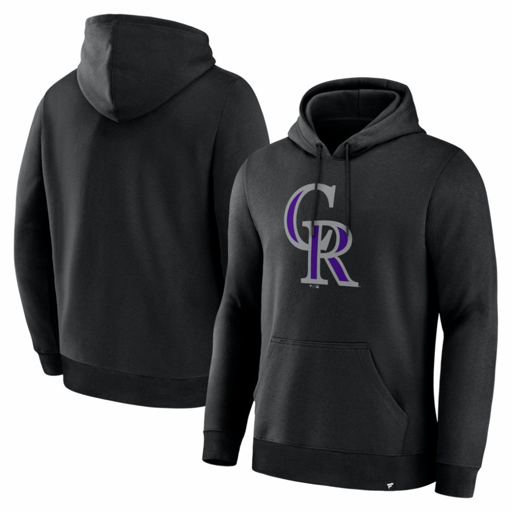 Colorado Rockies Fanatics Primary Logo Legacy Hoodie - Black Hoodies