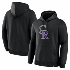Colorado Rockies Fanatics Primary Logo Legacy Hoodie - Black Hoodies