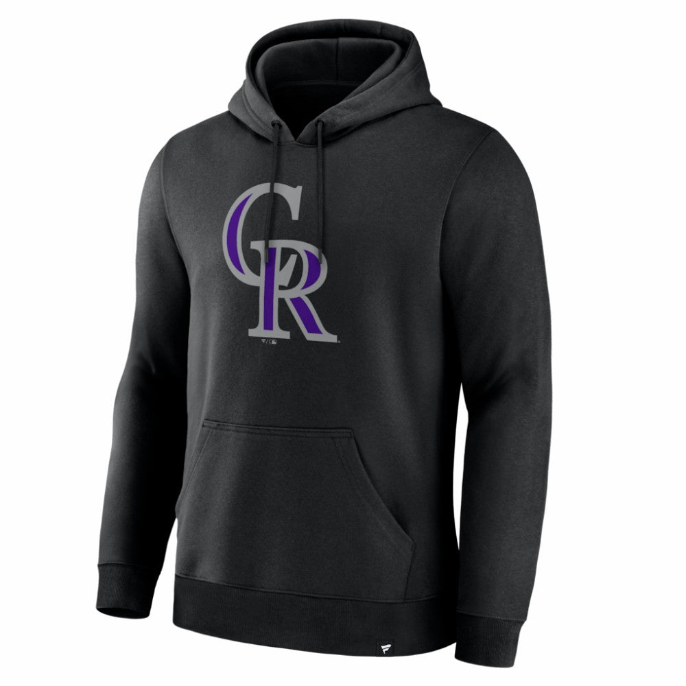 Colorado Rockies Fanatics Primary Logo Legacy Hoodie - Black Hoodies