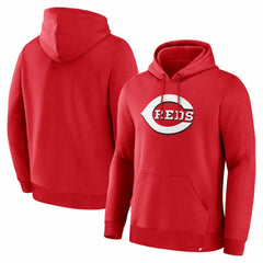 Cincinnati Reds Fanatics Primary Logo Legacy Hoodie - Red Hoodies