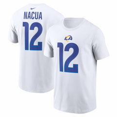 Puka Nacua Los Angeles Rams Player Name & Number T-Shirt - White T-shirts