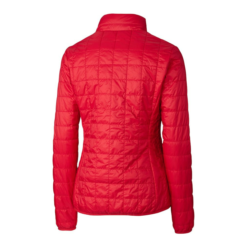 Atlanta Falcons Cutter & Buck Women's Helmet Logo Rainier PrimaLoft Eco Insulated Full-Zip Puffer Jacket - Red Jackets