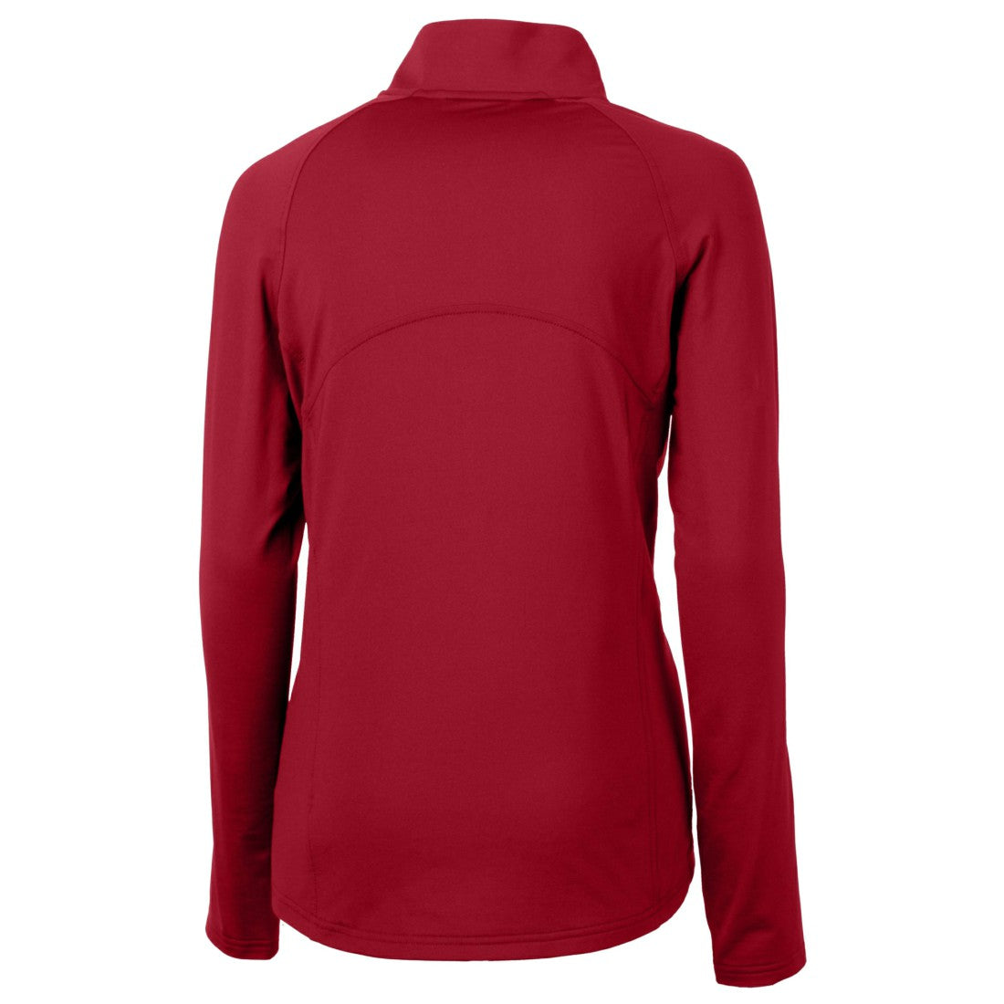Houston Texans Cutter & Buck Women's Helmet Logo Adapt Eco Knit Stretch Recycled Half-Zip Pullover Top - Red Pullover