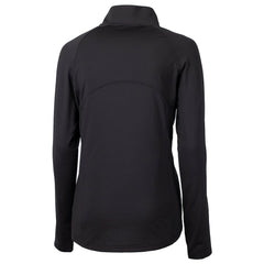 Arizona Cardinals Cutter & Buck Women's Helmet Logo Adapt Eco Knit Stretch Recycled Half-Zip Pullover Top - Black Pullover