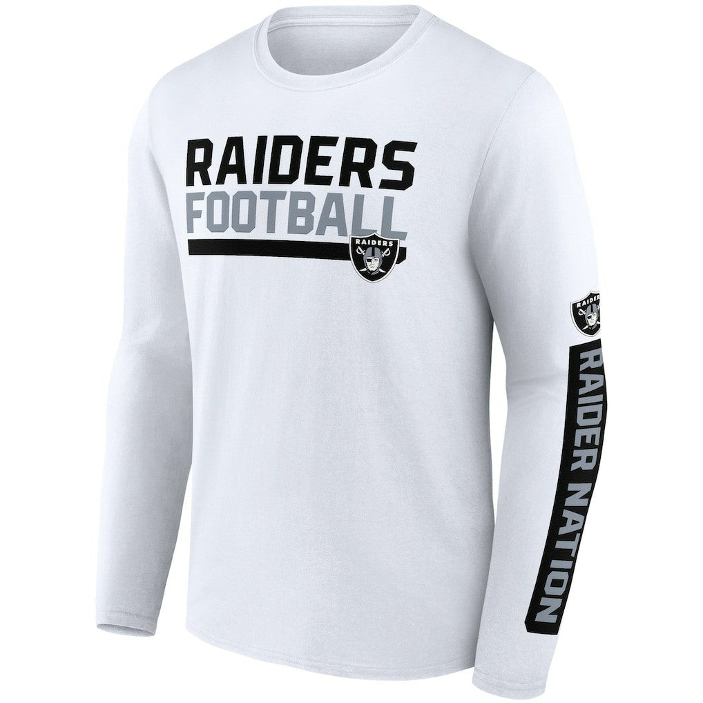 Las Vegas Raiders Two-Pack 2023 Schedule T-Shirt Combo Set - Black/White T-shirts