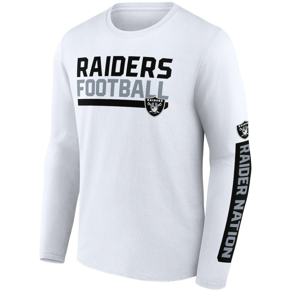 Las Vegas Raiders Two-Pack 2023 Schedule T-Shirt Combo Set - Black/White T-shirts