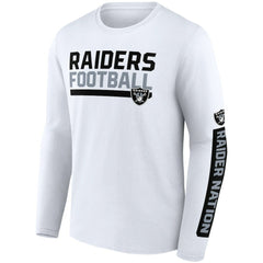 Las Vegas Raiders Two-Pack 2023 Schedule T-Shirt Combo Set - Black/White T-shirts