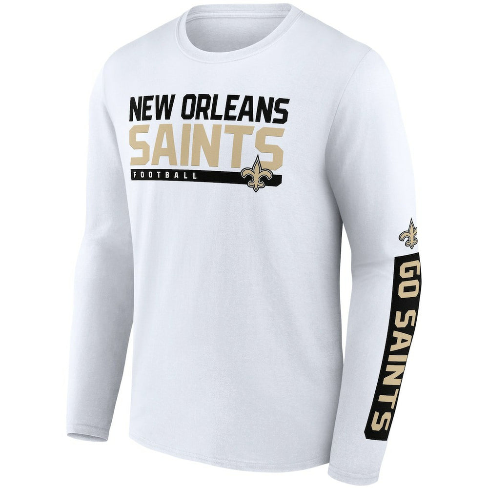 New Orleans Saints Two-Pack 2023 Schedule T-Shirt Combo Set - Black/White T-shirts
