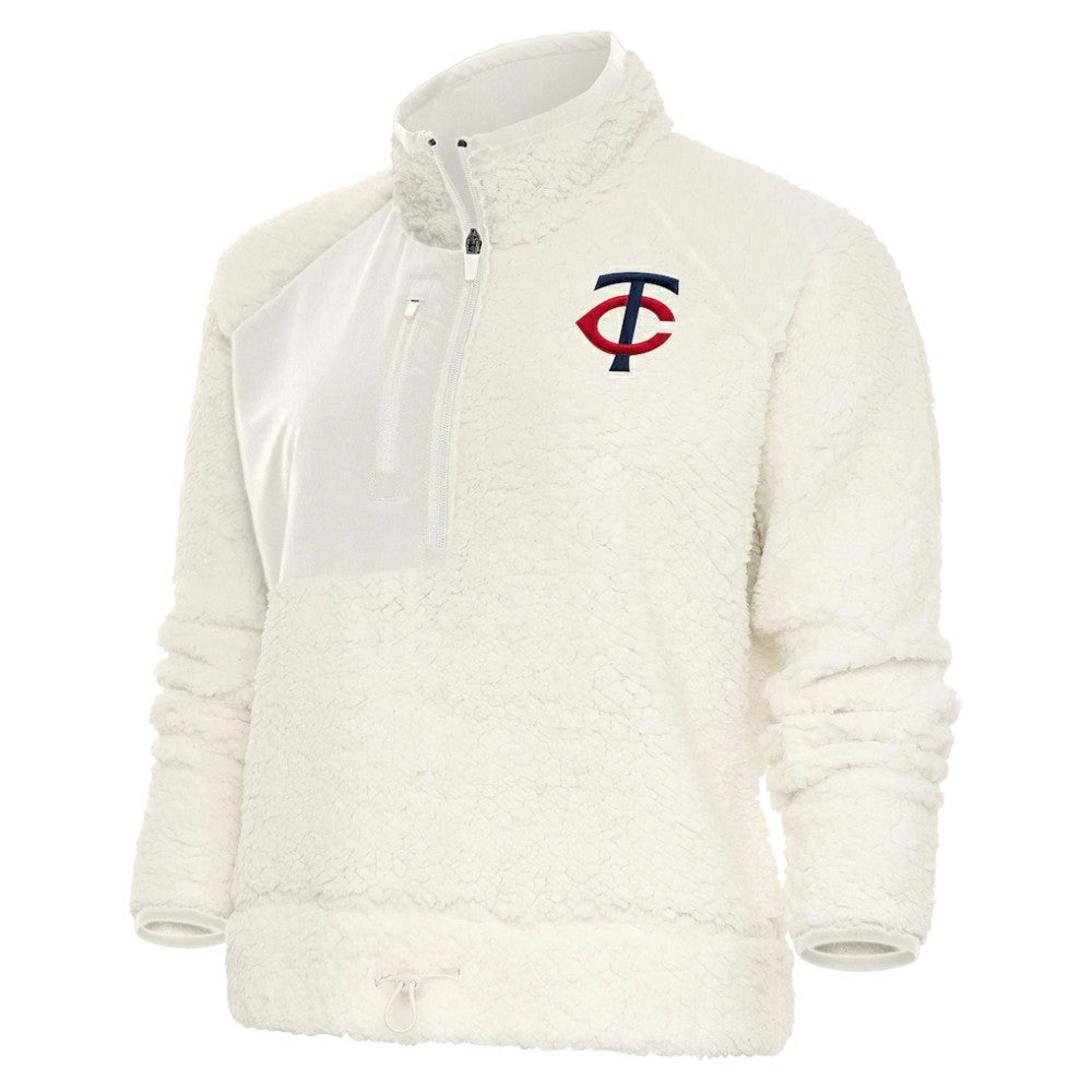 Minnesota Twins Antigua Women's Fusion Pullover - White Pullover