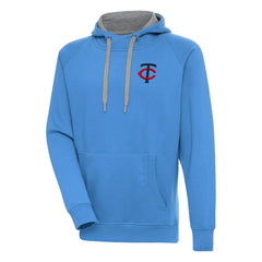 Minnesota Twins Antigua Victory Pullover Hoodie - Light Blue Hoodies